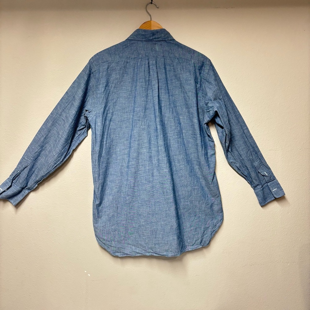Classic Button-Down Chambray Shirt - image 3